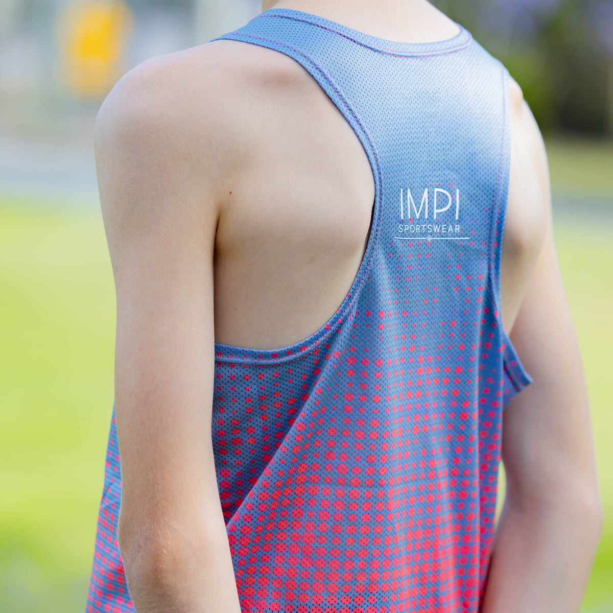 boys running singlet