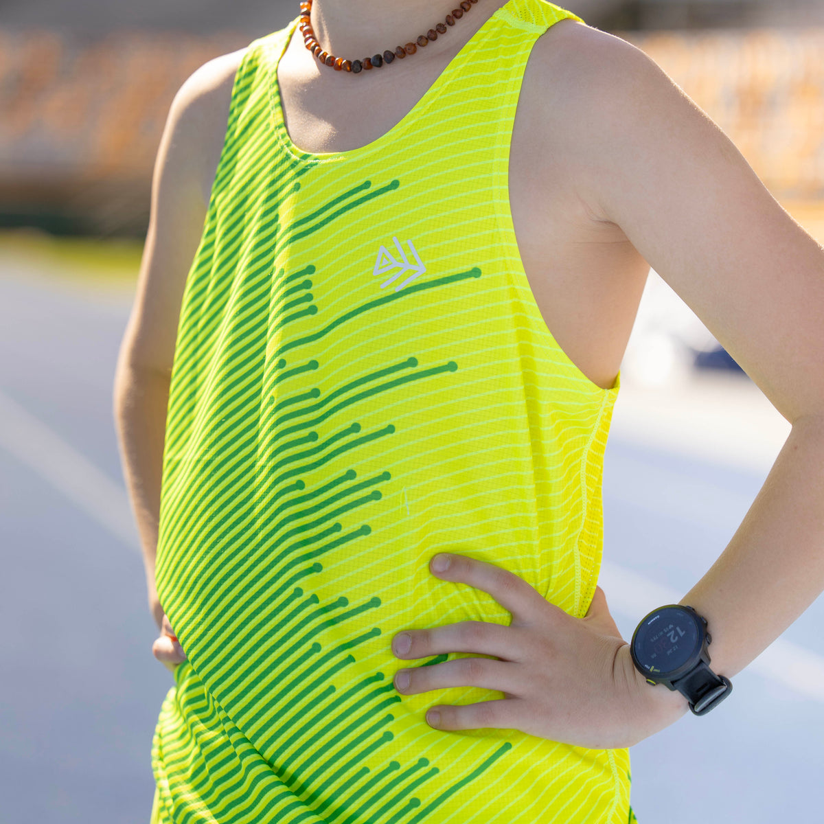 boys running singlet