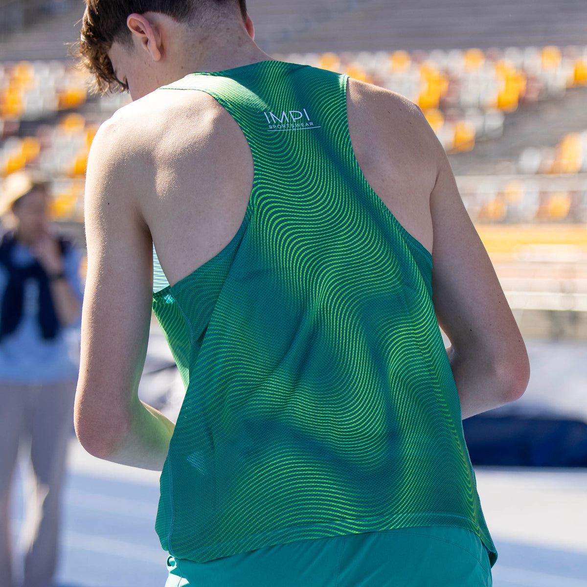 boys running singlet