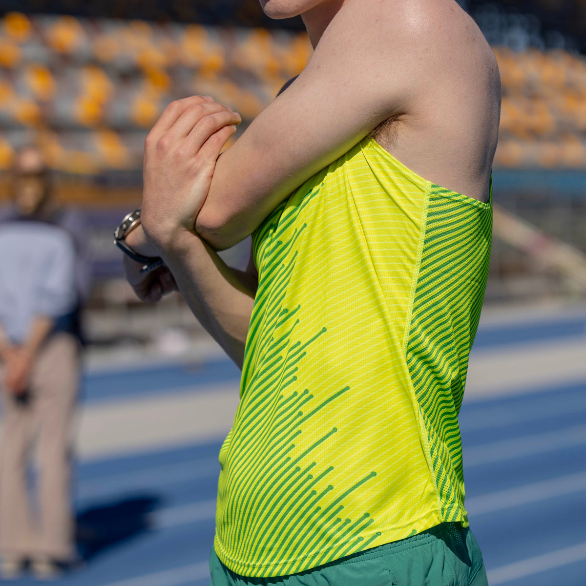 boys running singlet