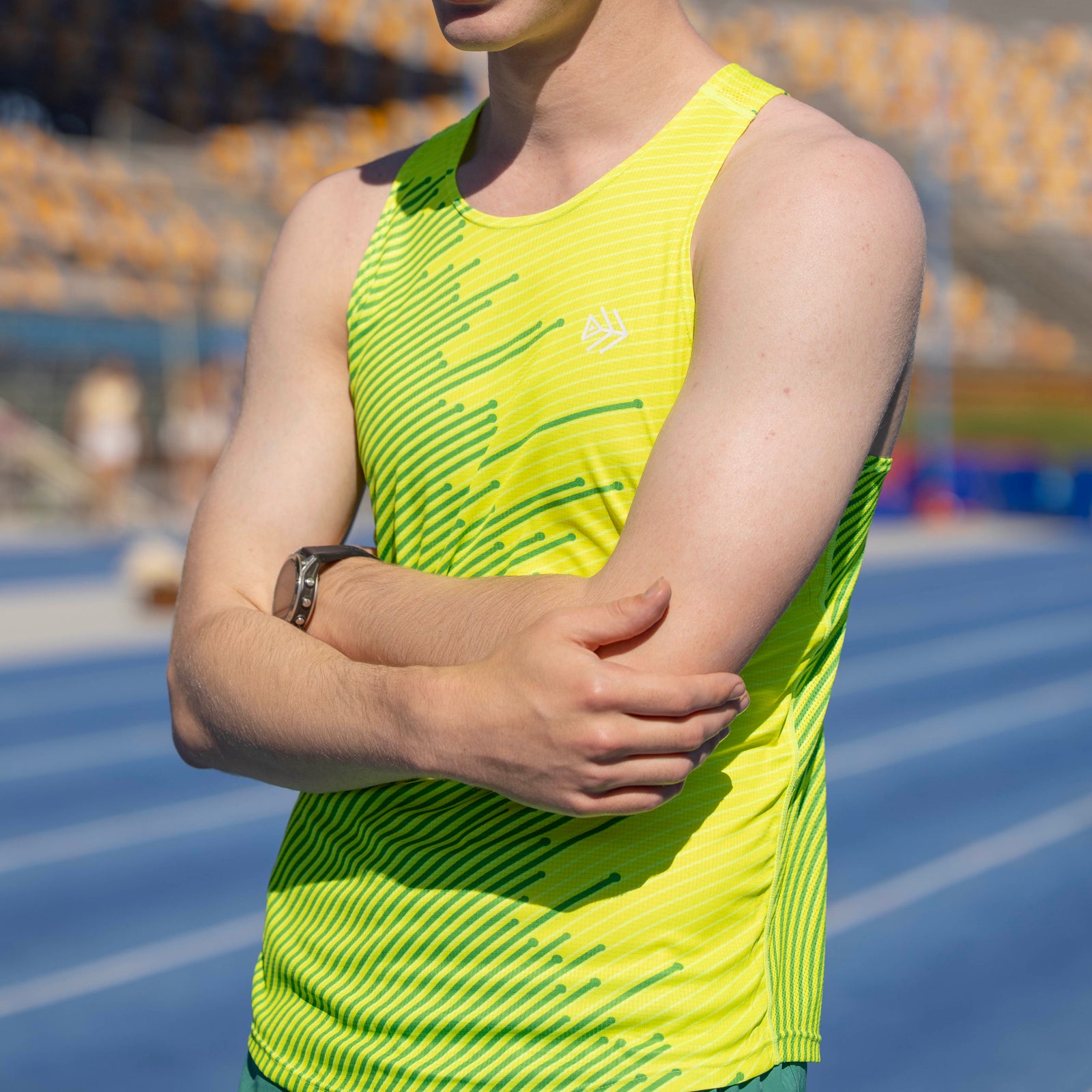 boys running singlet