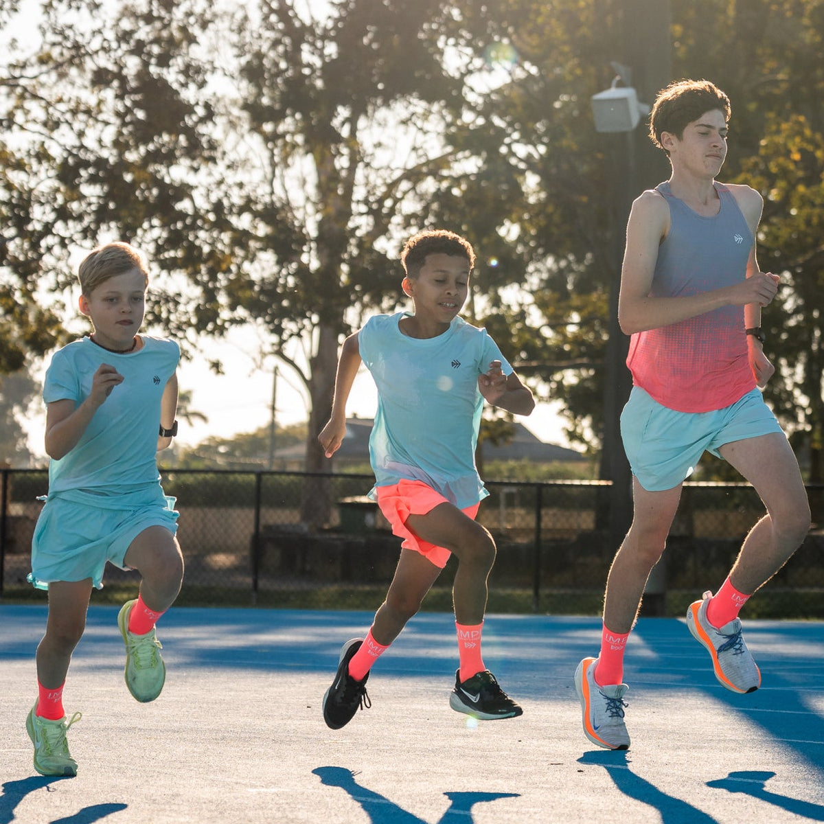 boys mint running shorts