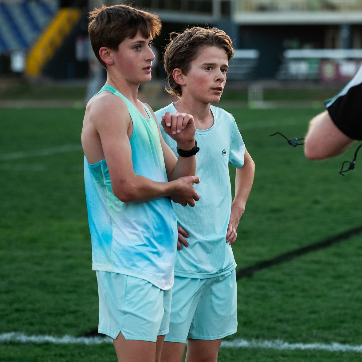 boys mint running shorts