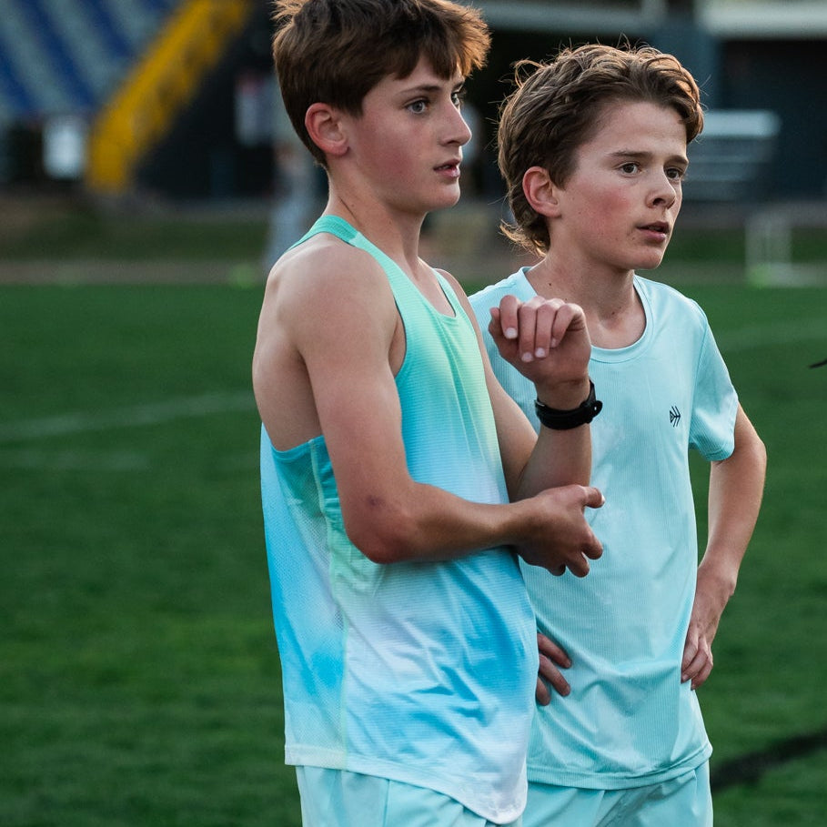 boys mint running singlet