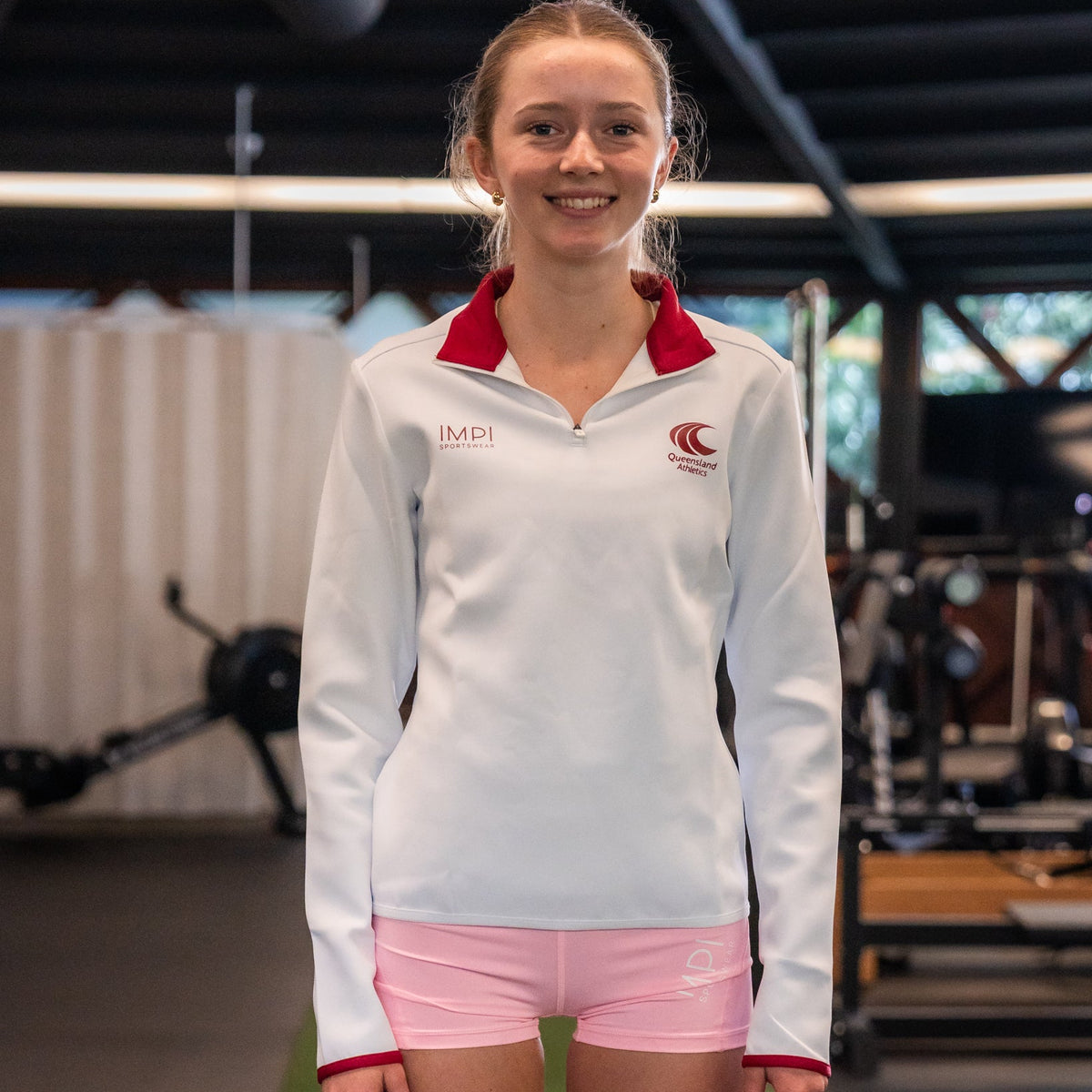 long sleeve warm up top