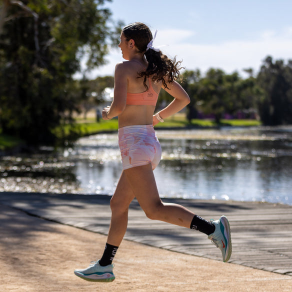 teen running shorts