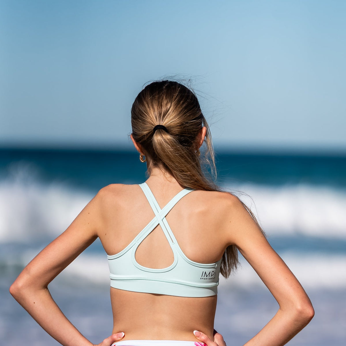 Girls running top