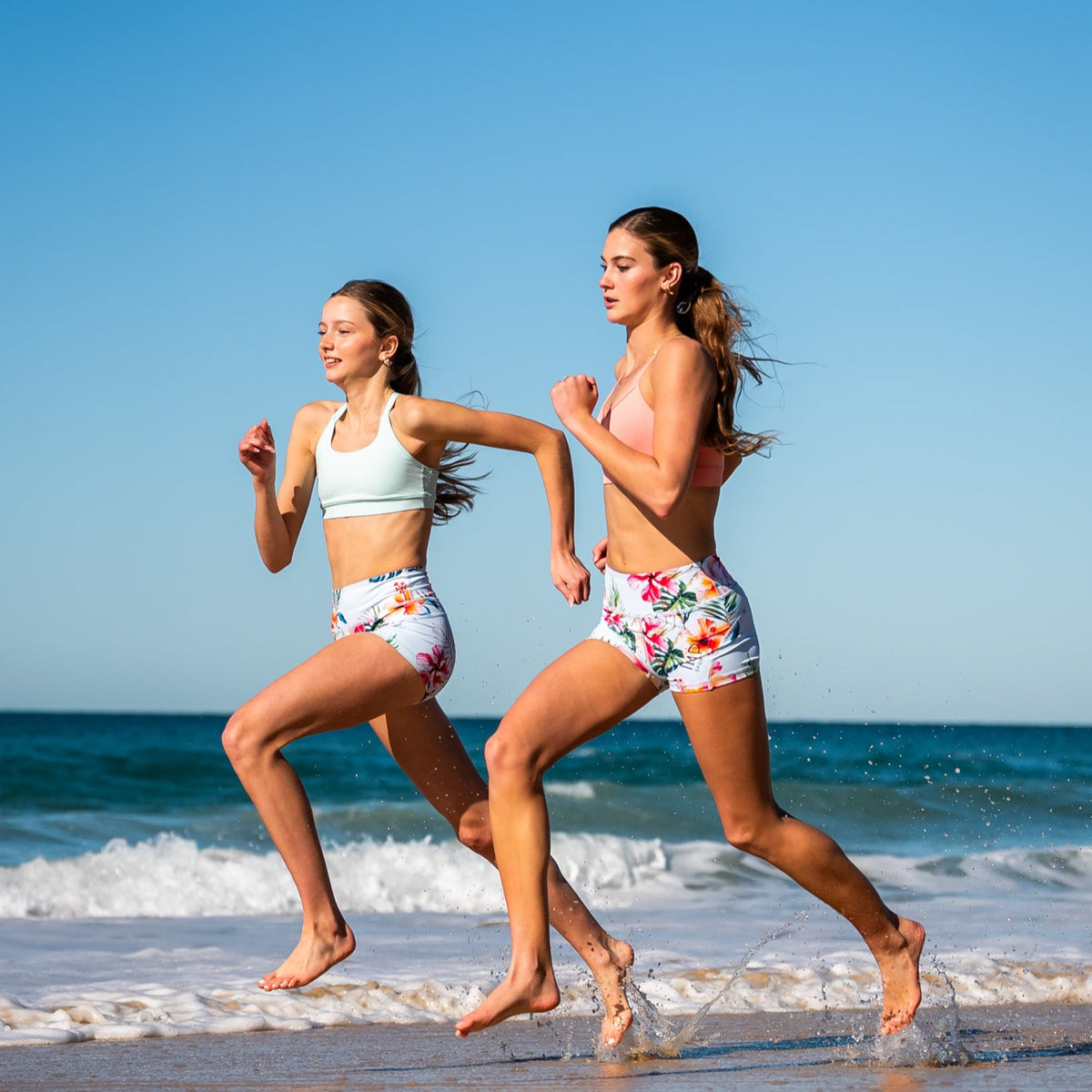 Girls running top