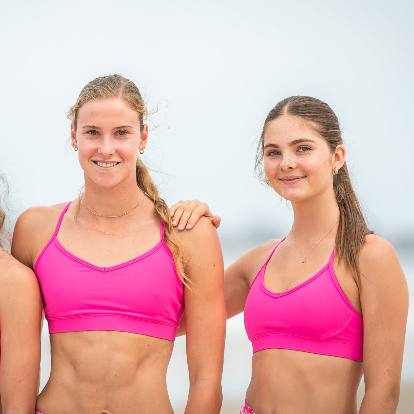 hot pink running shorts