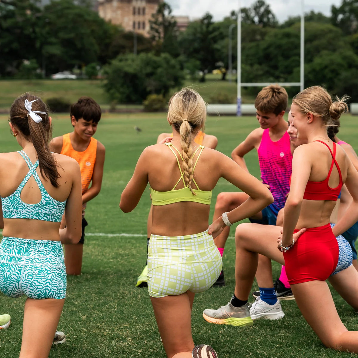 IMPI Strappy Girls Crop Top - Lemon