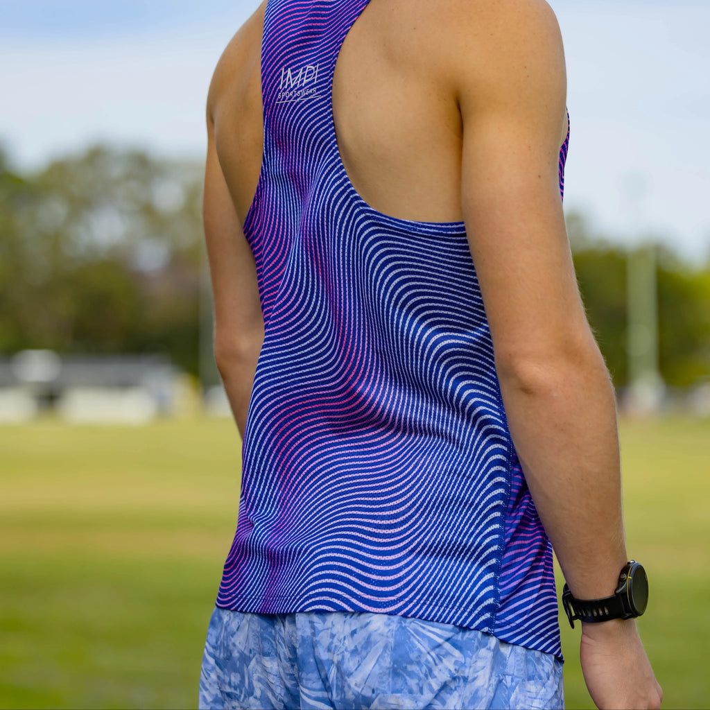 IMPI Boys Splittie Running Short - Paint Me Blue