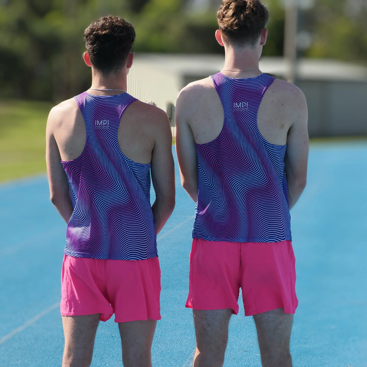 IMPI Boys Running Short - Hot Pink
