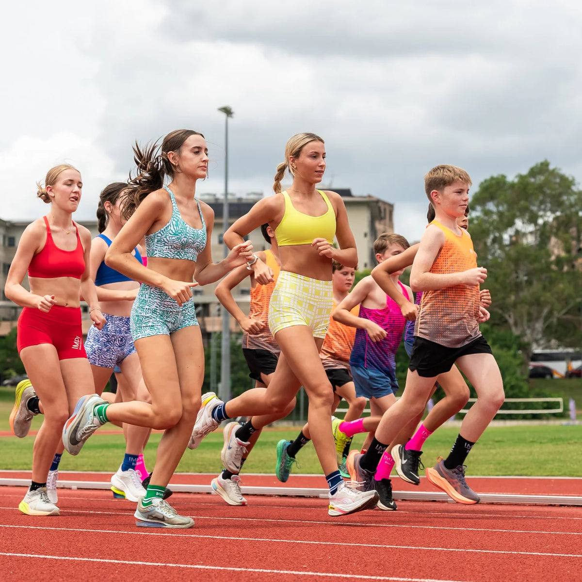 IMPI Strappy Girls Crop Top - Lemon