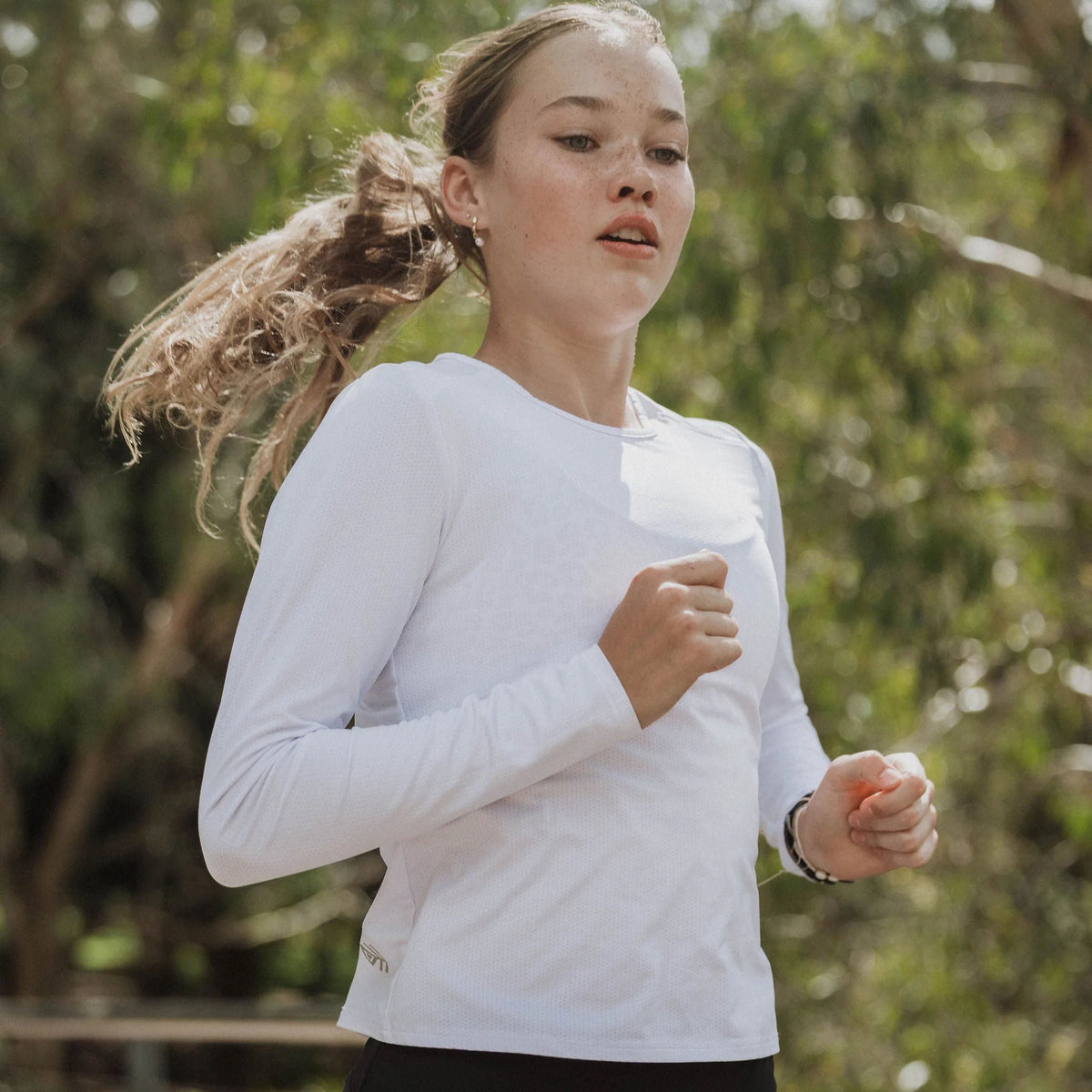 IMPI Long Sleeve Running Tee - White