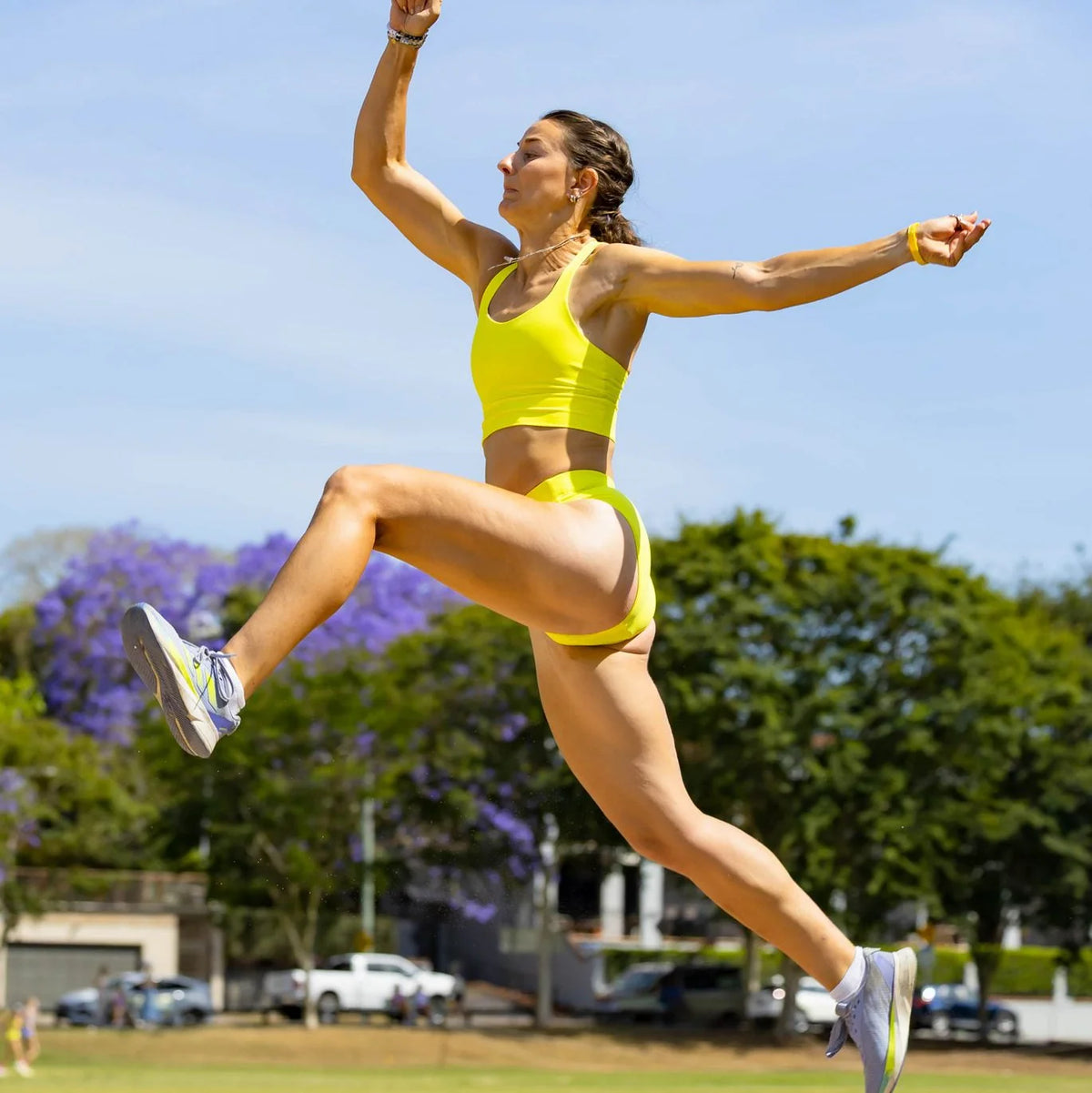 Track Racing Briefs Girls Track & Field Racing Briefs - Lemon - IMPI Sportswear