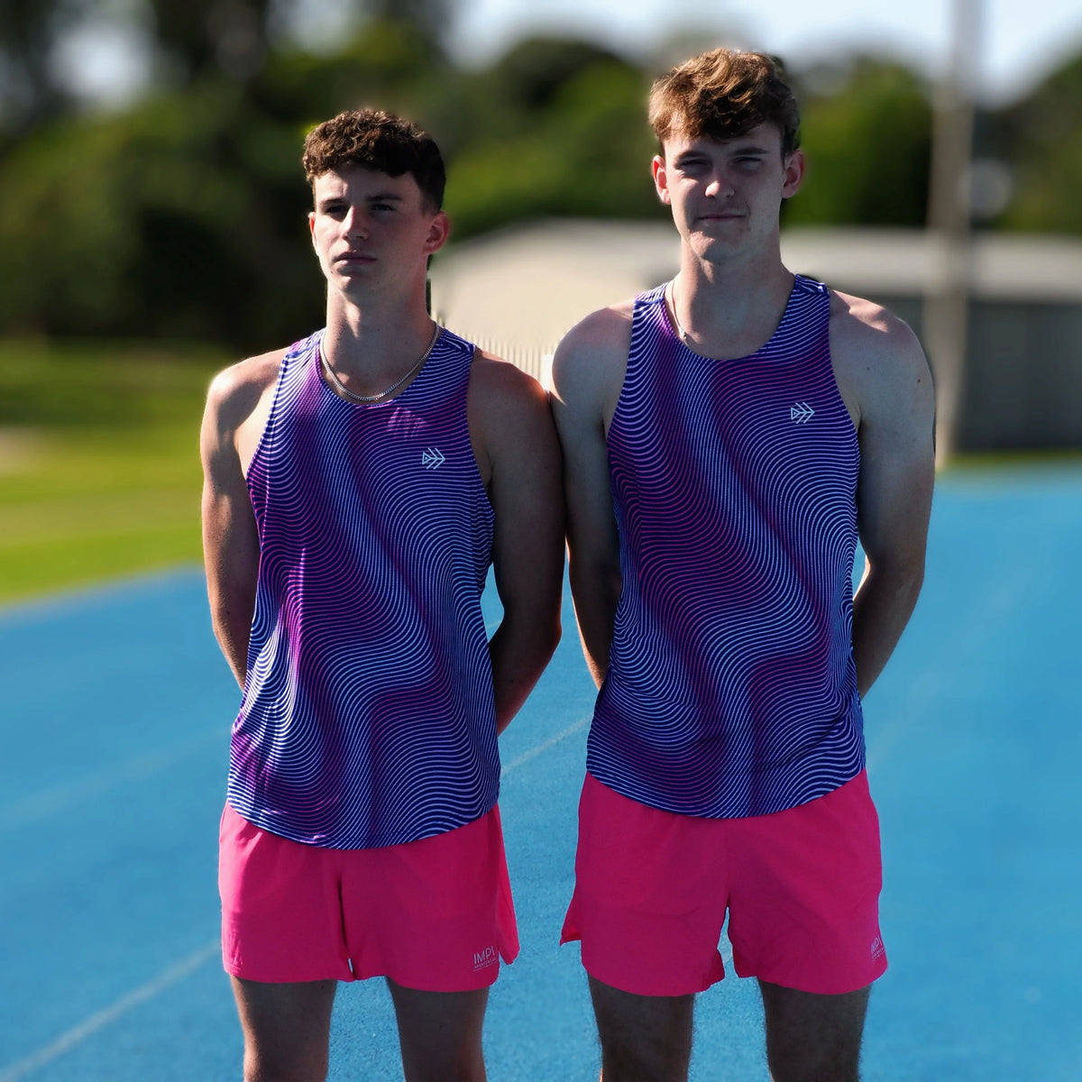 IMPI Boys Running Short - Hot Pink