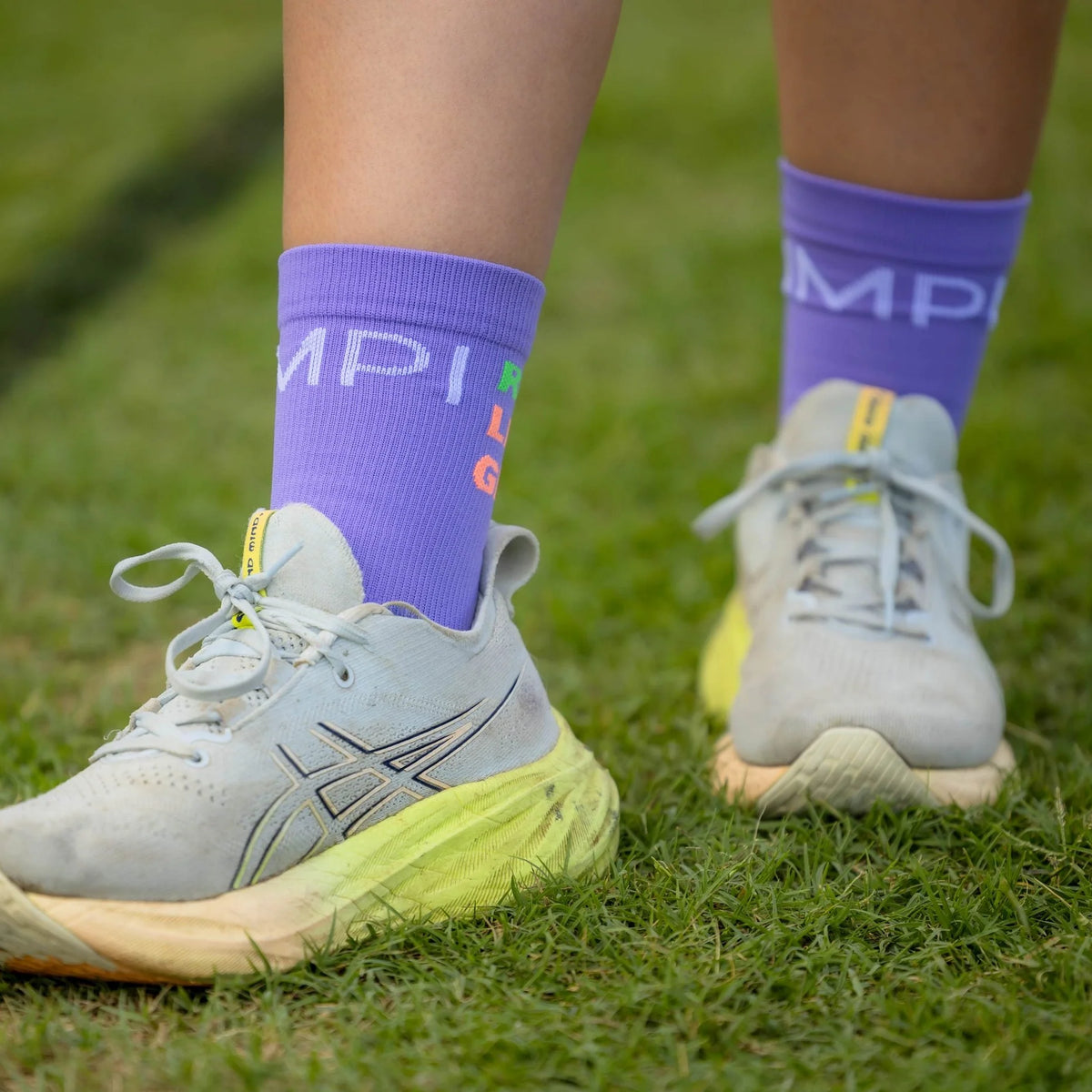 IMPI Longer Socks - Purple Run Like A Girl