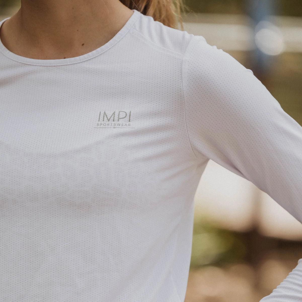 IMPI Long Sleeve Running Tee - White