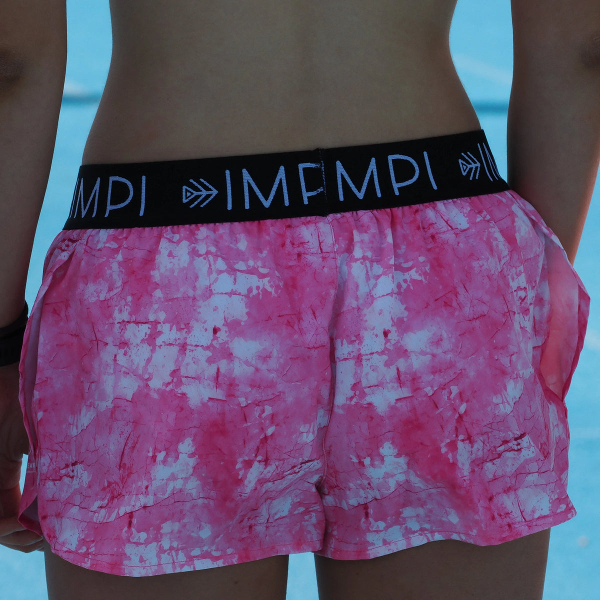 girls running shorts pink