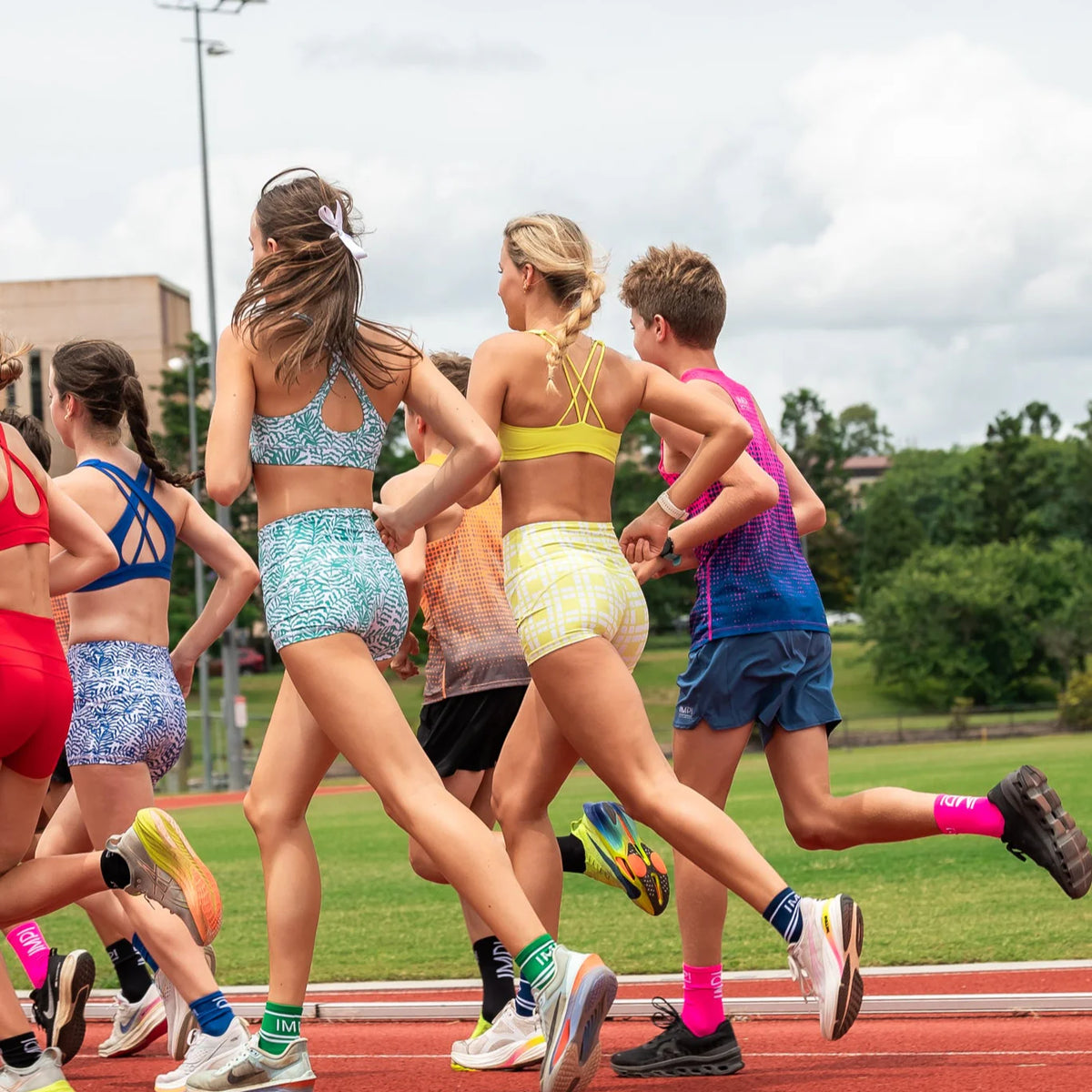 IMPI High Waist Bike Shorts - Summer Greens
