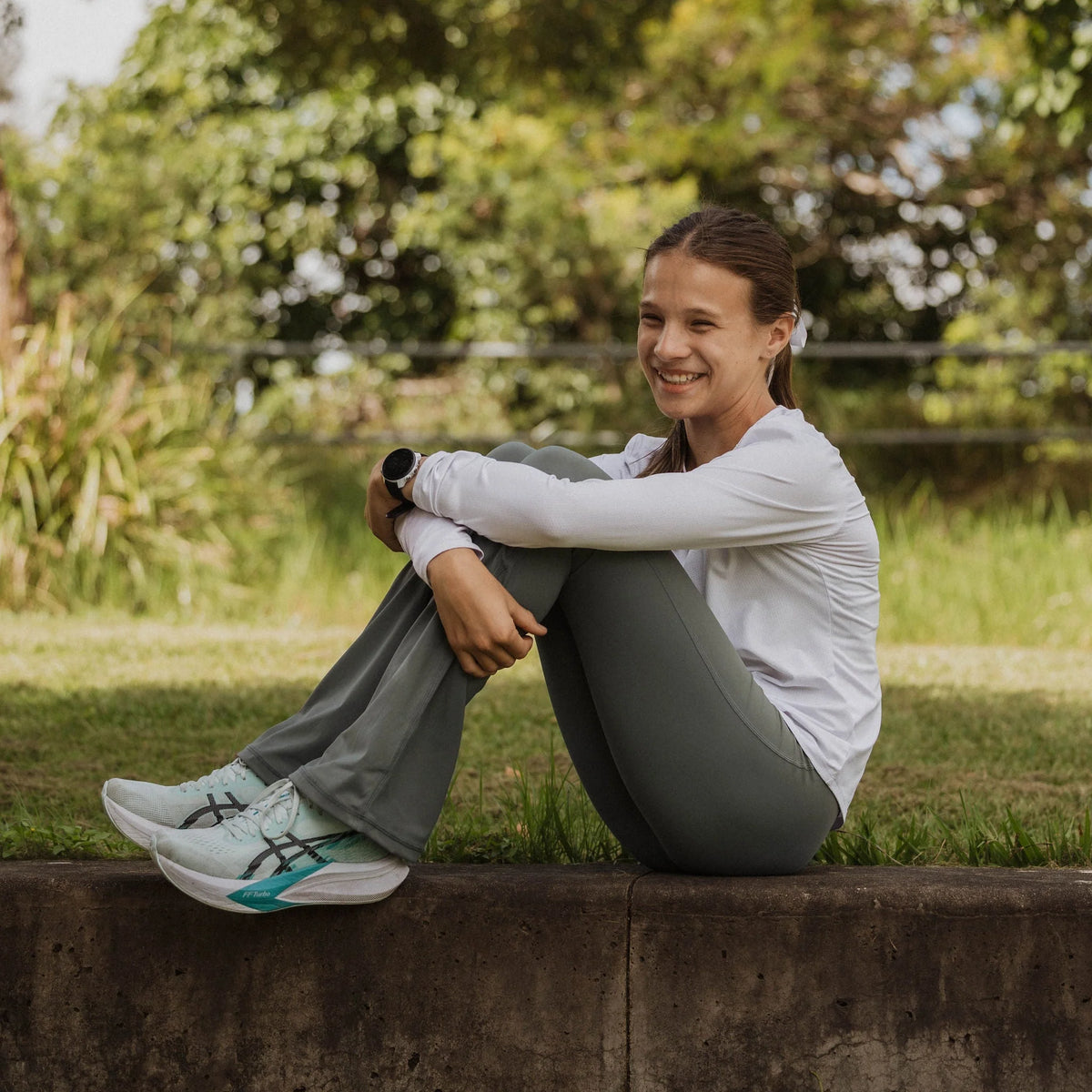 IMPI Long Sleeve Running Tee - White