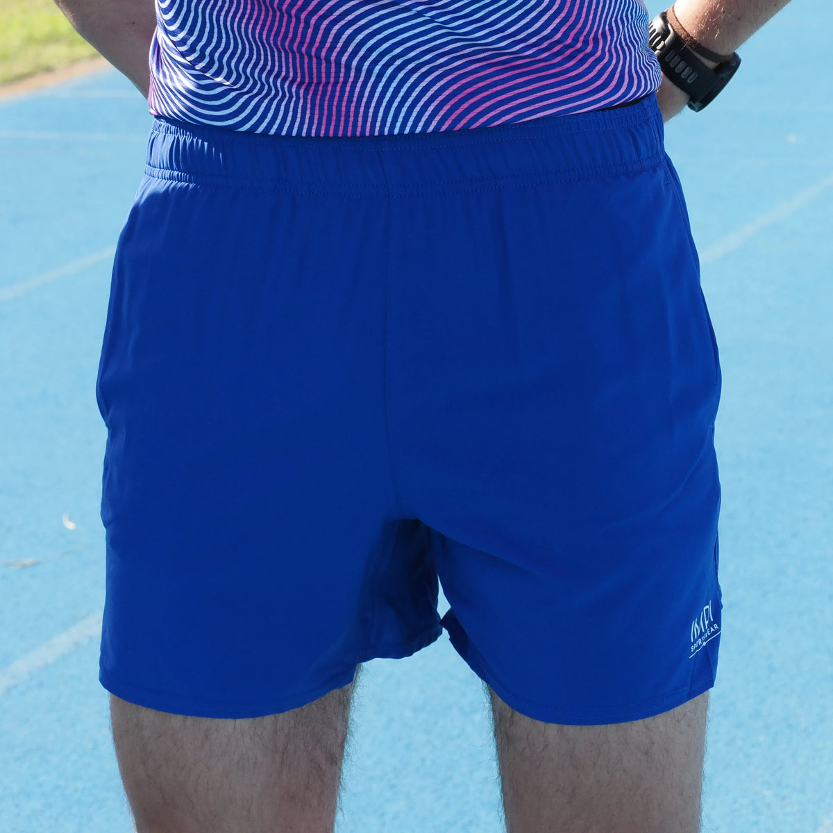 IMPI Boys Running Short - Cobalt