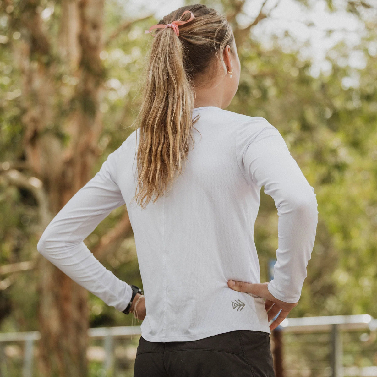 IMPI Long Sleeve Running Tee - White