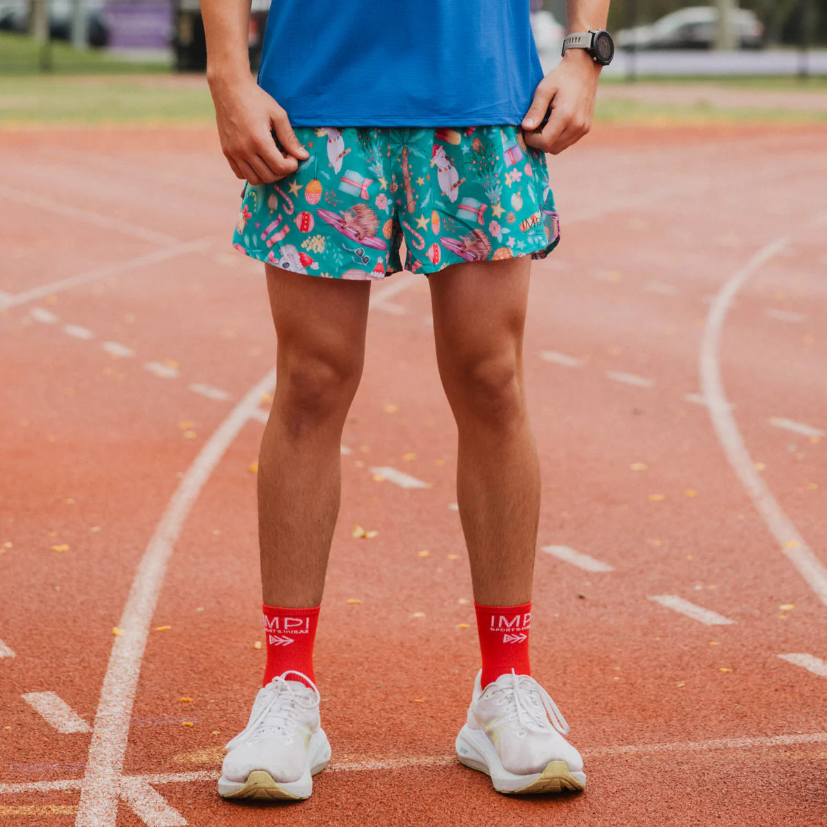 IMPI Boys Splittie Running Short - Xmas Fun