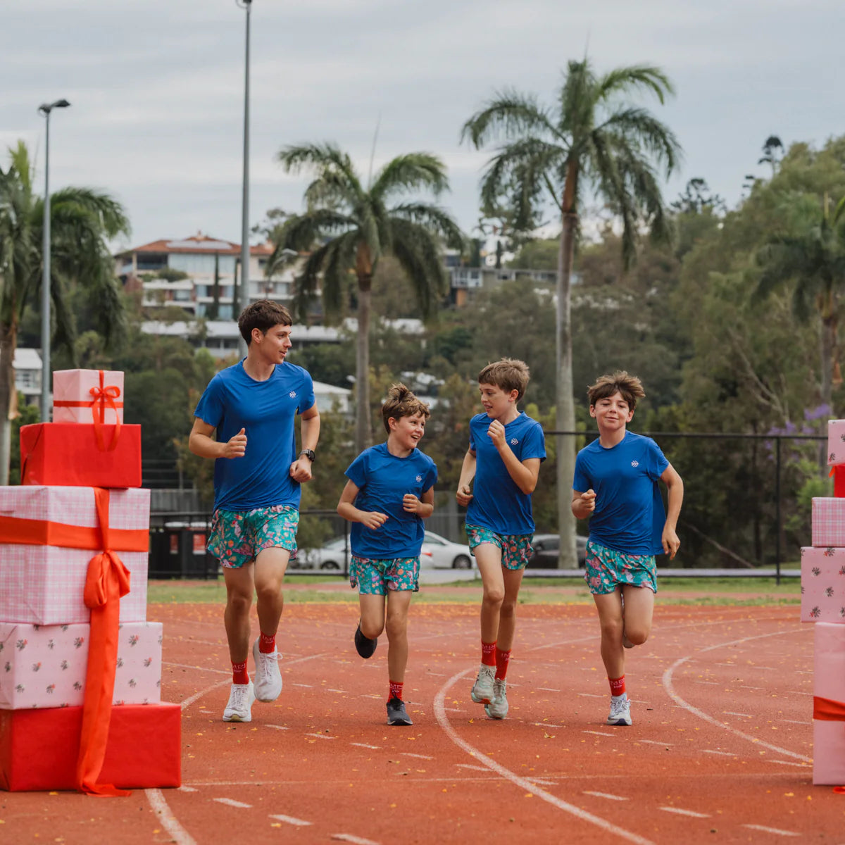 IMPI Boys Splittie Running Short - Xmas Fun