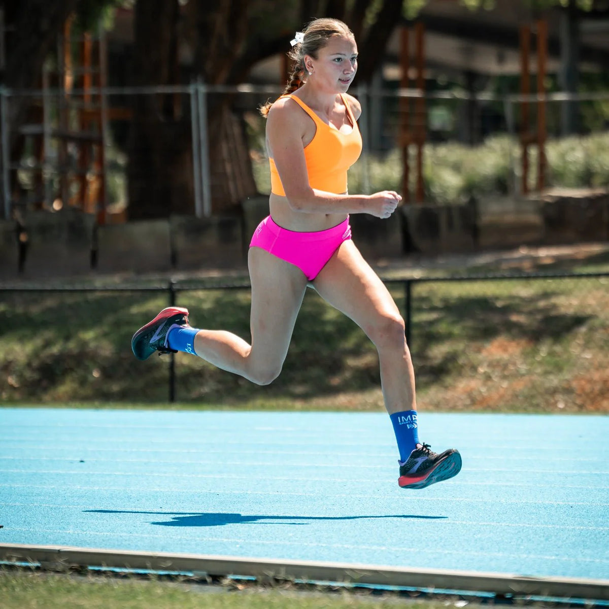 girls racing briefs pink