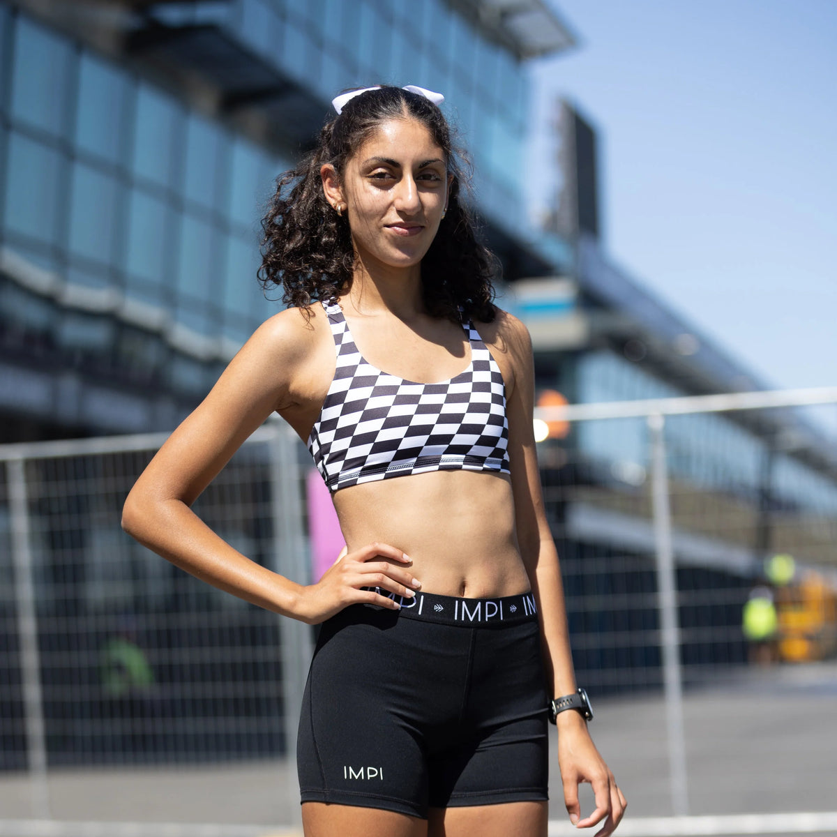 IMPI Strappy Girls Crop Top - Grand Prix