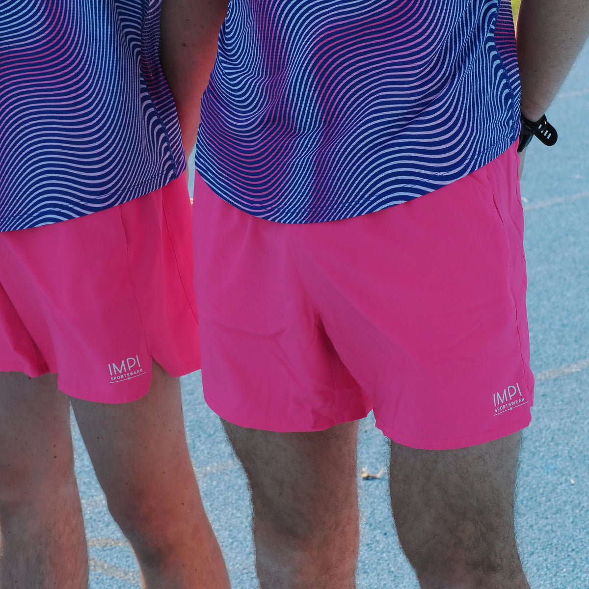 IMPI Boys Running Short - Hot Pink