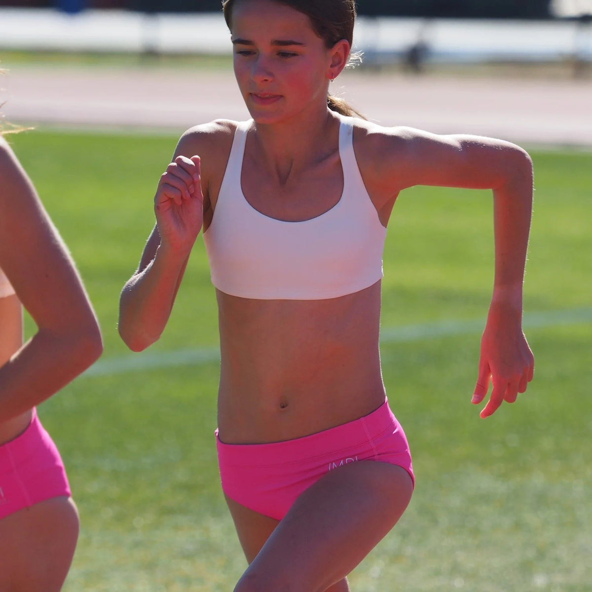 girls racing briefs pink