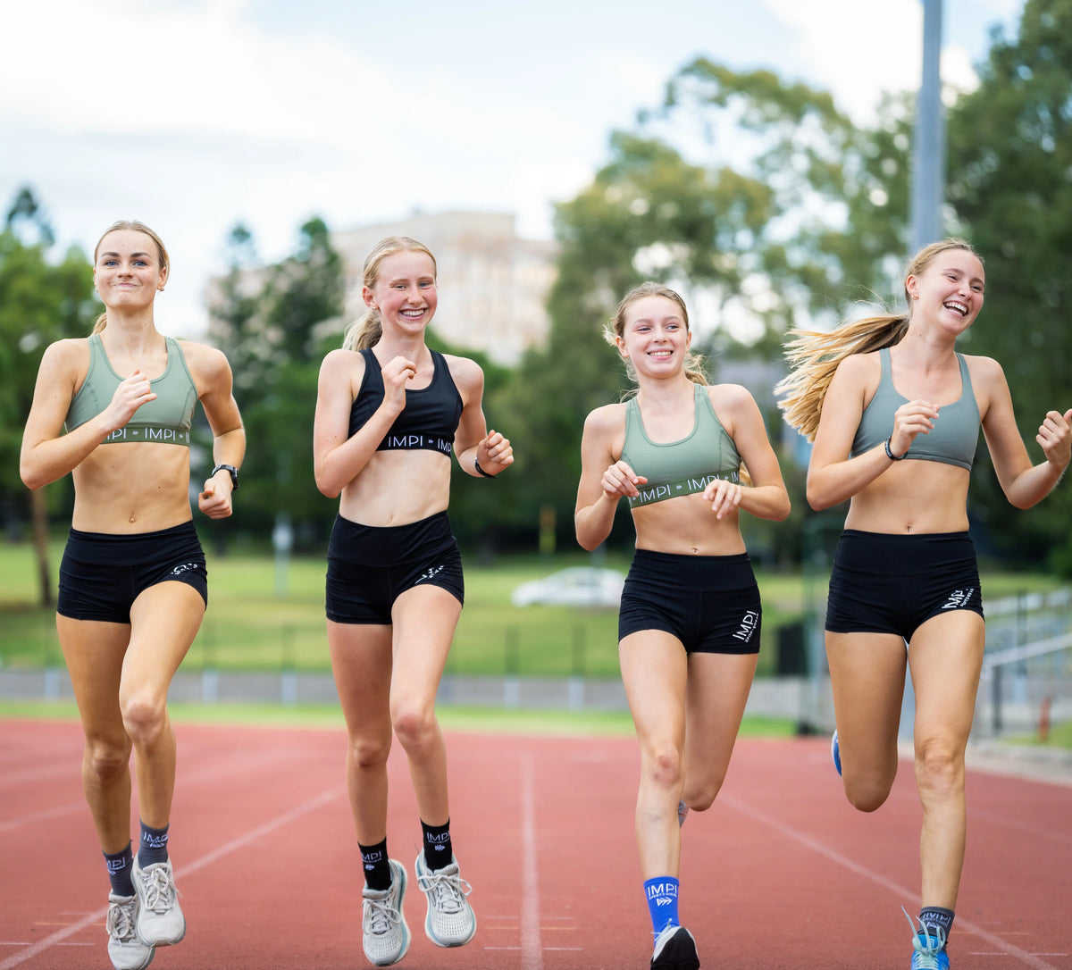 IMPI High Waisted Running Shorts - Black 1.0