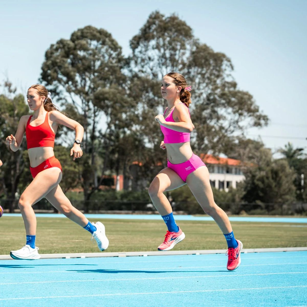 Track Racing Briefs Girls Track & Field Racing Briefs - Hot Pink - IMPI Sportswear