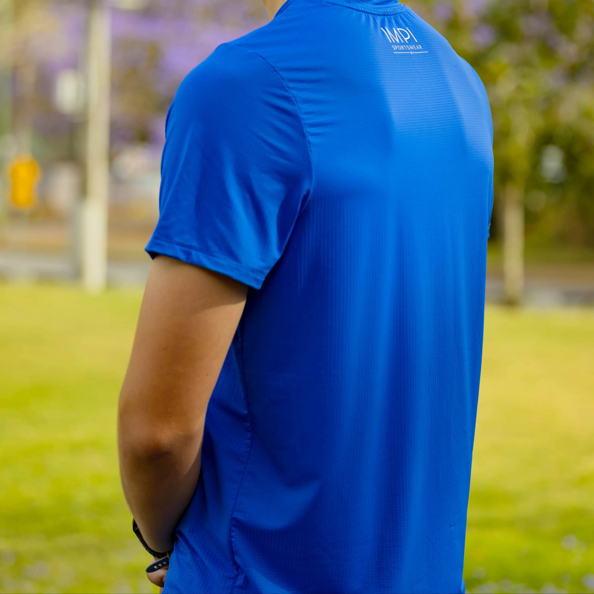 IMPI Unisex Running Tee - Electric Blue