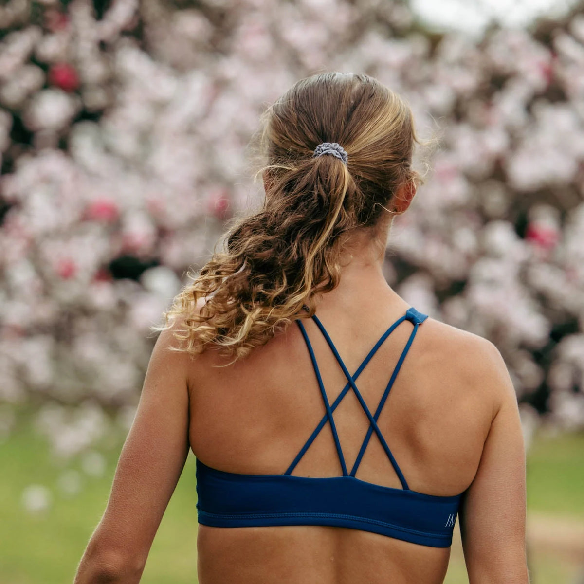 IMPI Strappy Girls Crop Top - Blue Teal