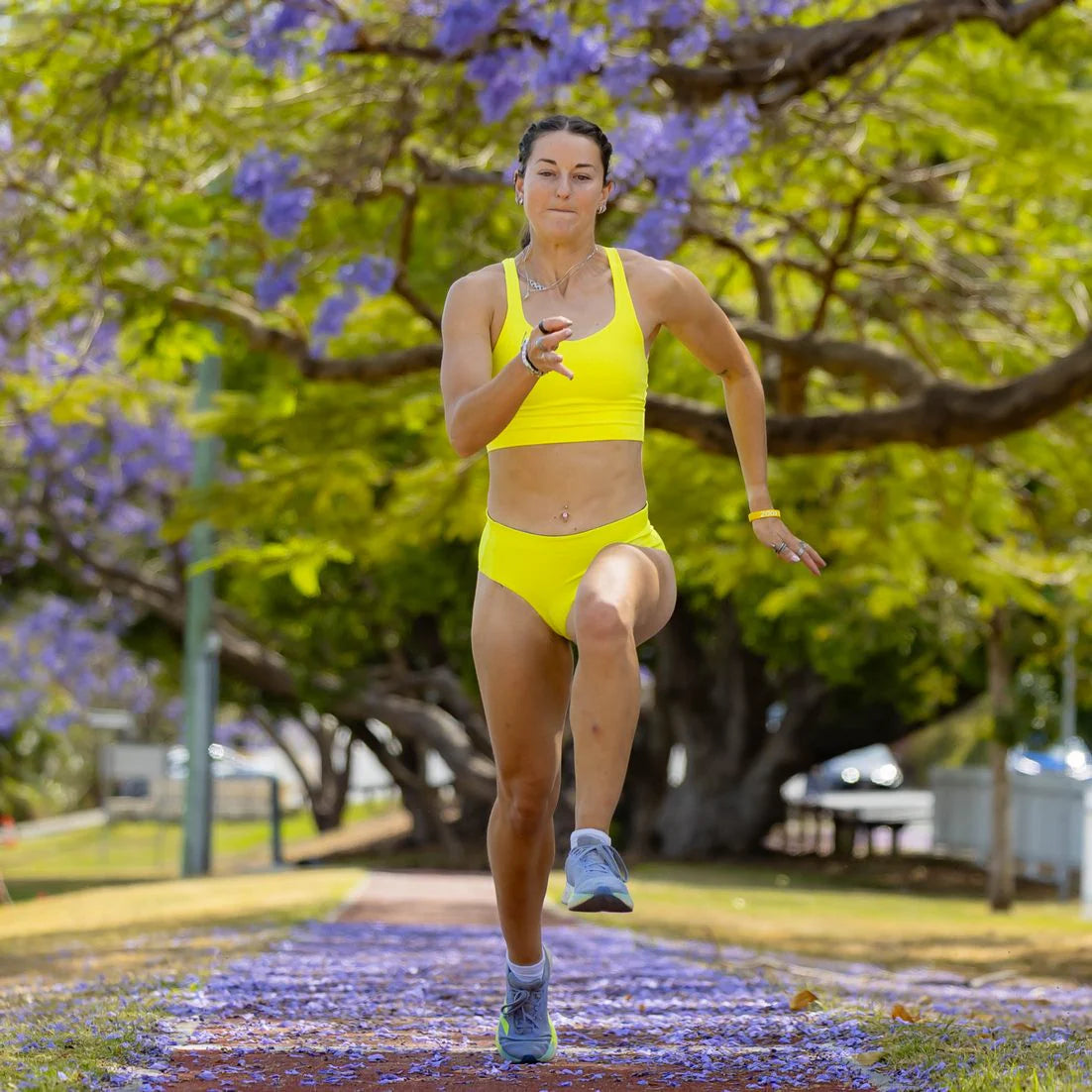 Track Racing Briefs Girls Track & Field Racing Briefs - Lemon - IMPI Sportswear