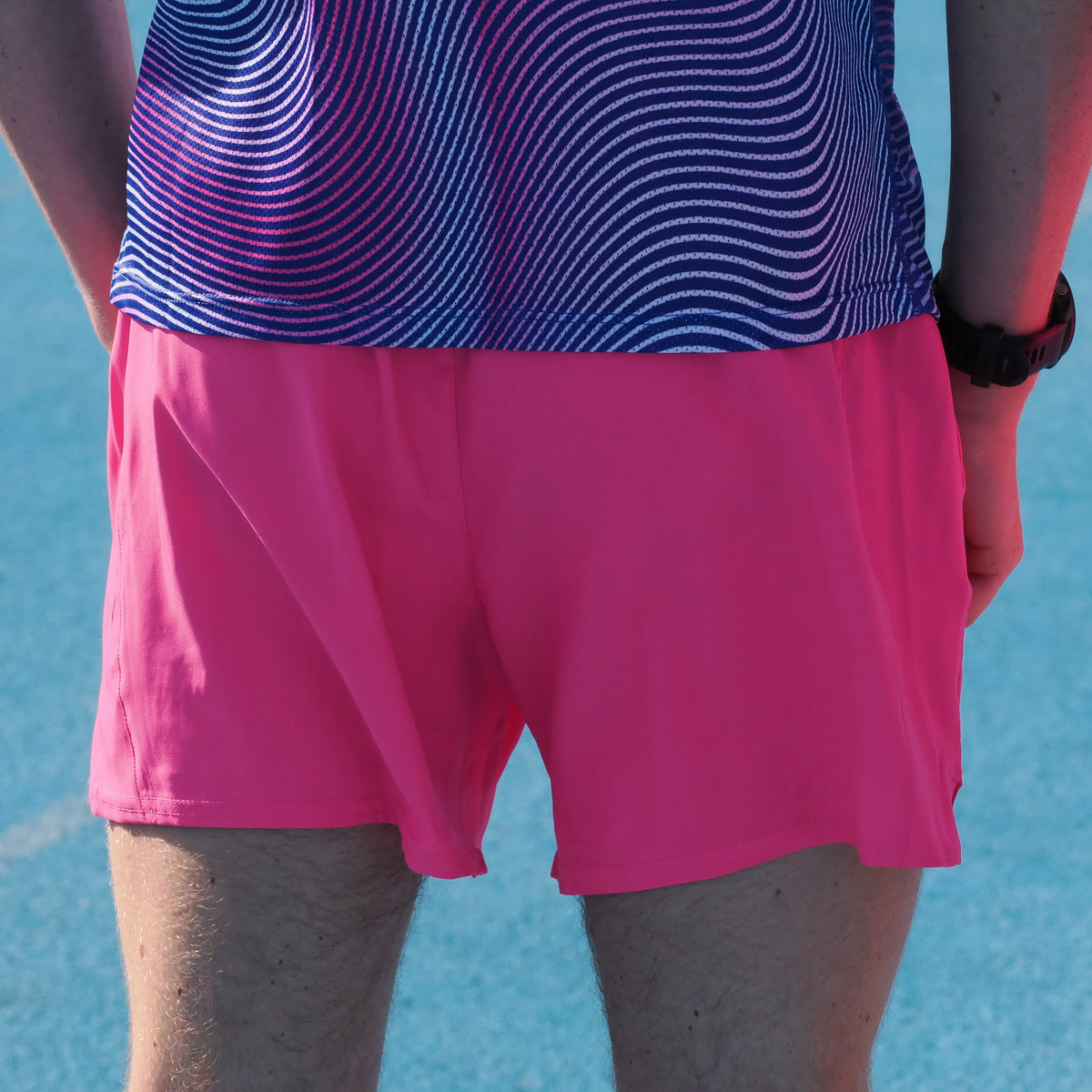 IMPI Boys Running Short - Hot Pink