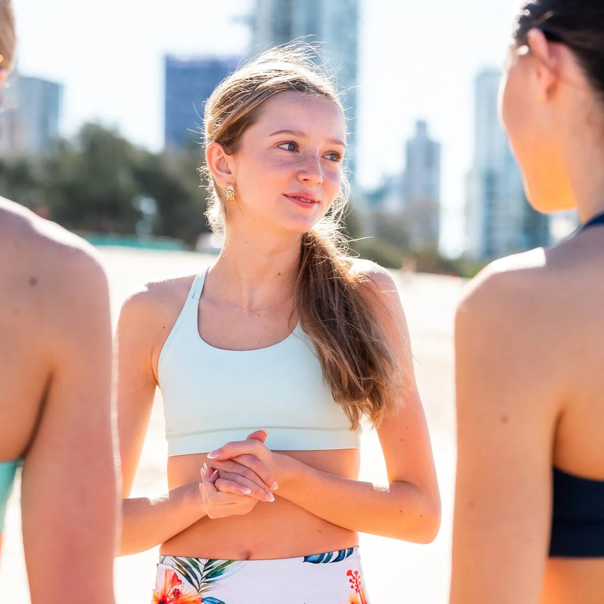 IMPI Loop Girls Crop Top - Seafoam