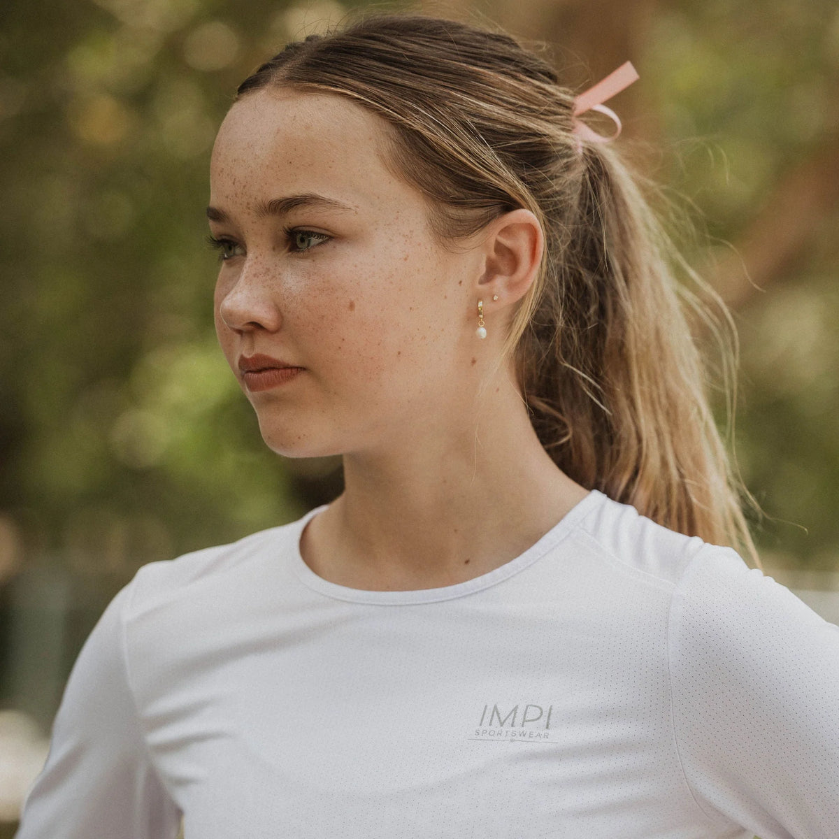 IMPI Long Sleeve Running Tee - White
