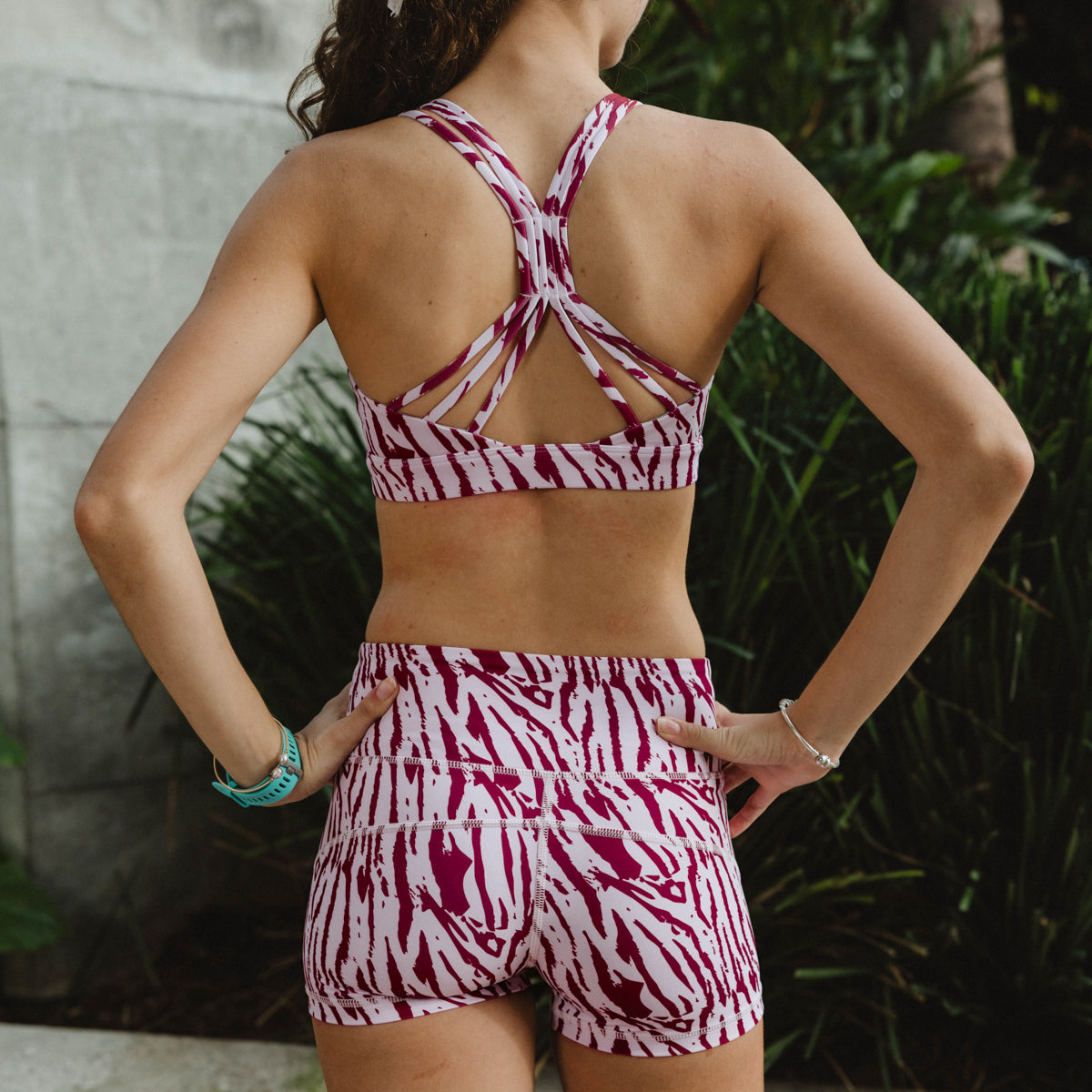 pink zebra crop top
