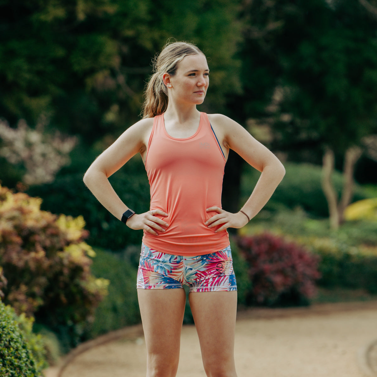 IMPI Fitted Running Singlet - Coral
