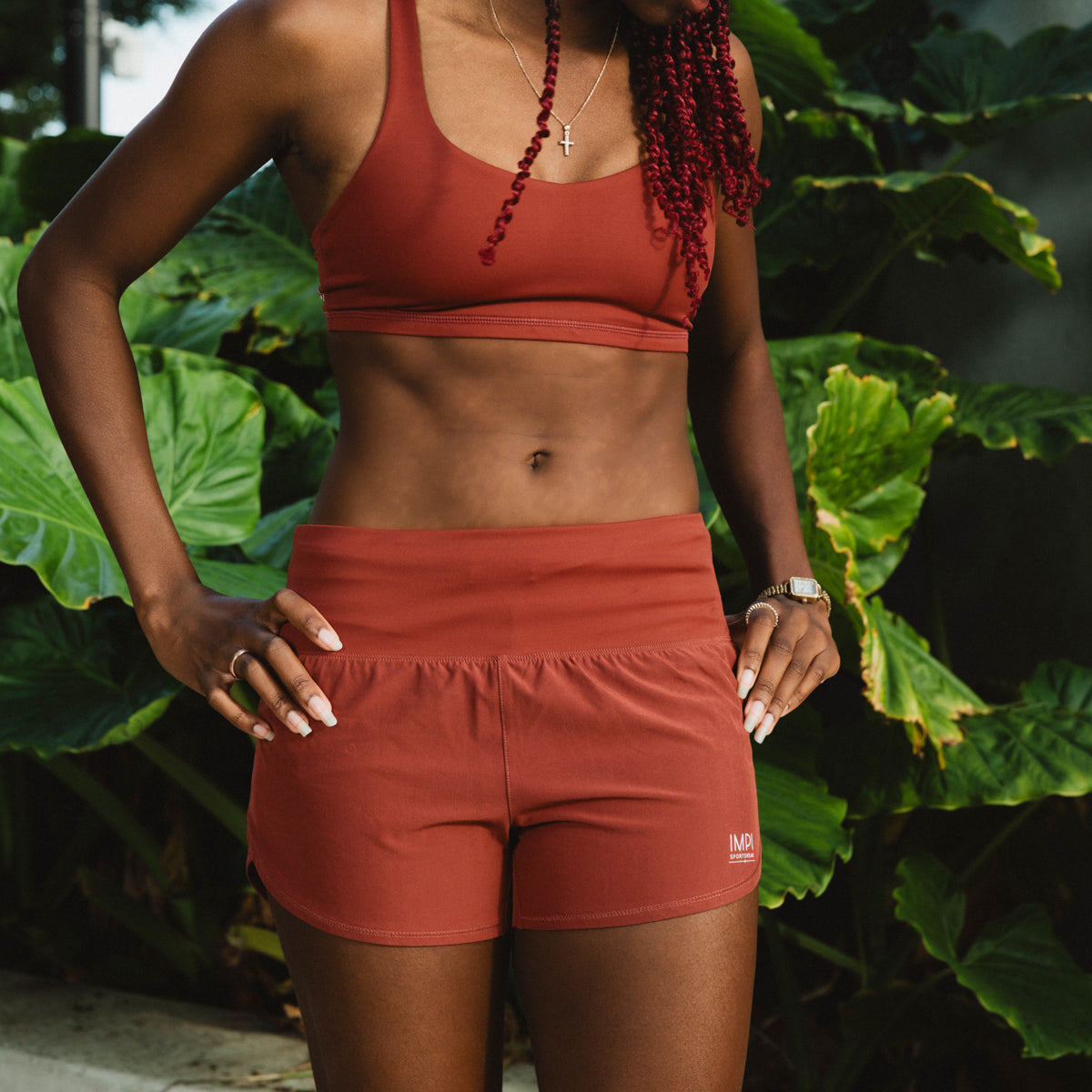 IMPI Running Shorts - Rust