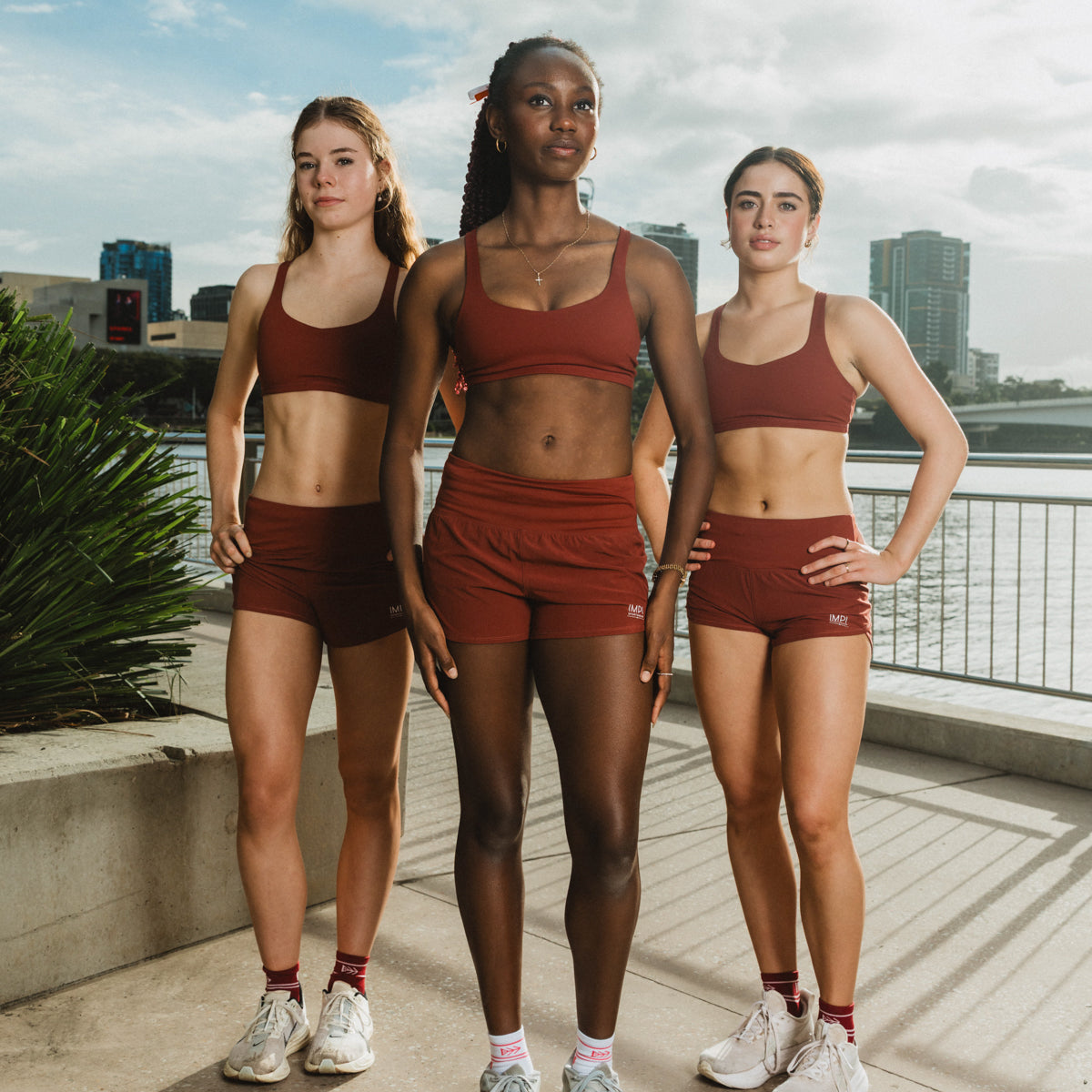 IMPI Running Shorts - Rust