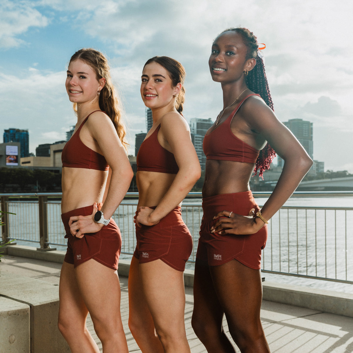 IMPI Running Shorts - Rust