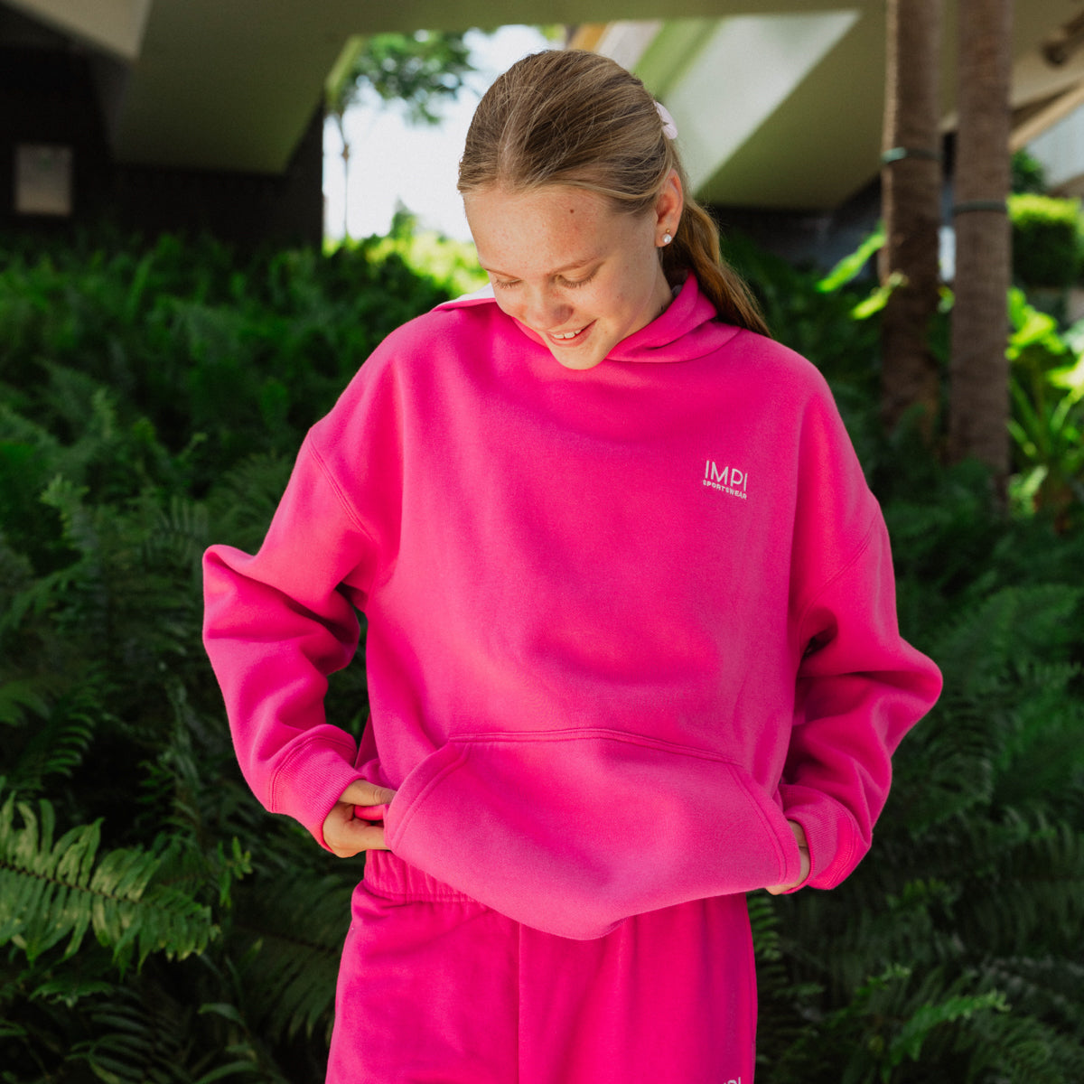 barbie pink tracksuit top