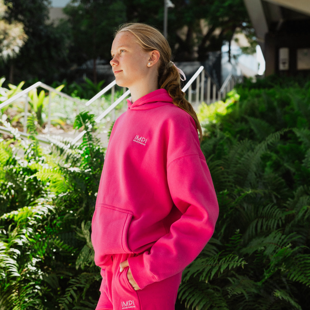 barbie pink tracksuit top