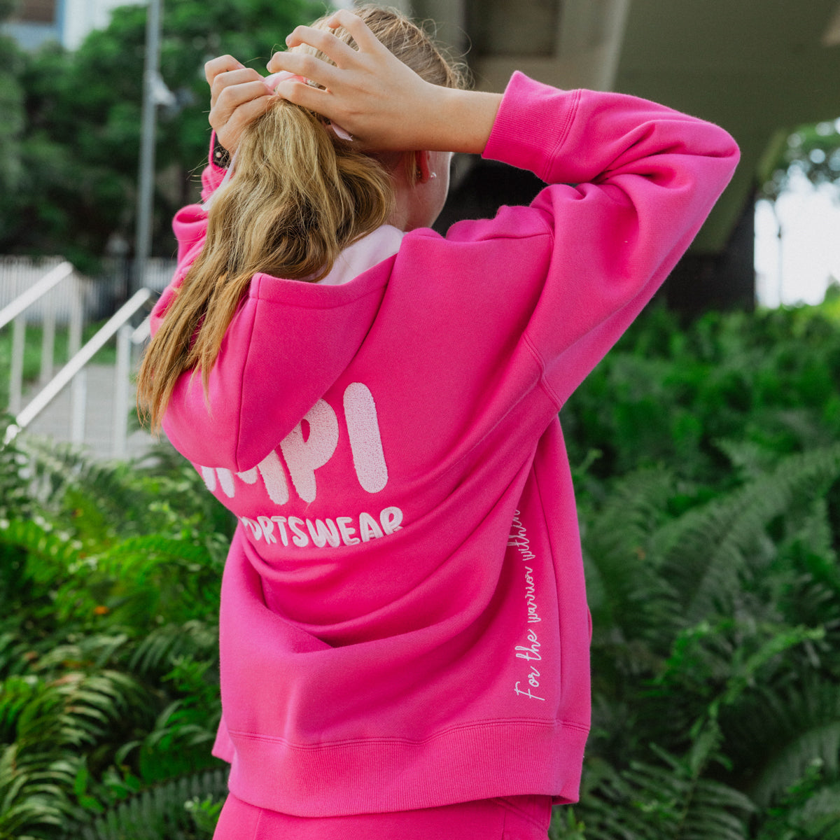barbie pink tracksuit top