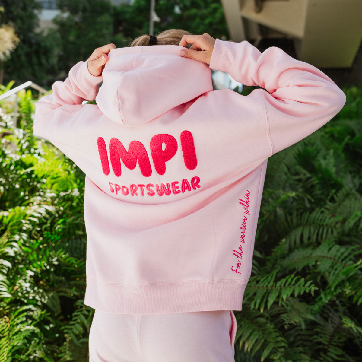 girls pink tracksuit top